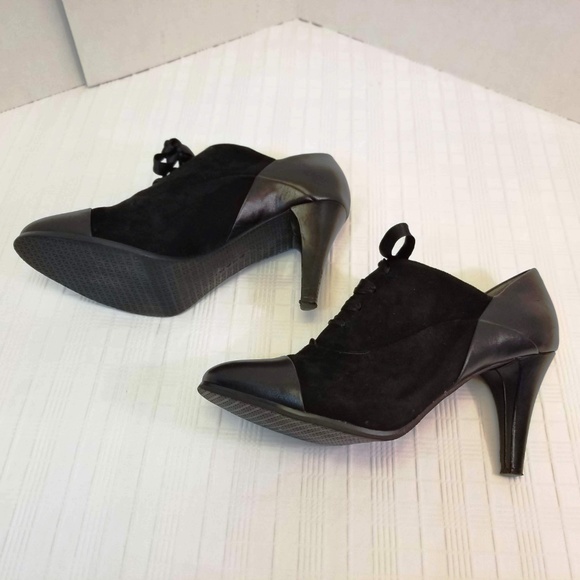 NWOB Tahari Travis Leather/Suede Ankle Boots 7.5M - Picture 7 of 8